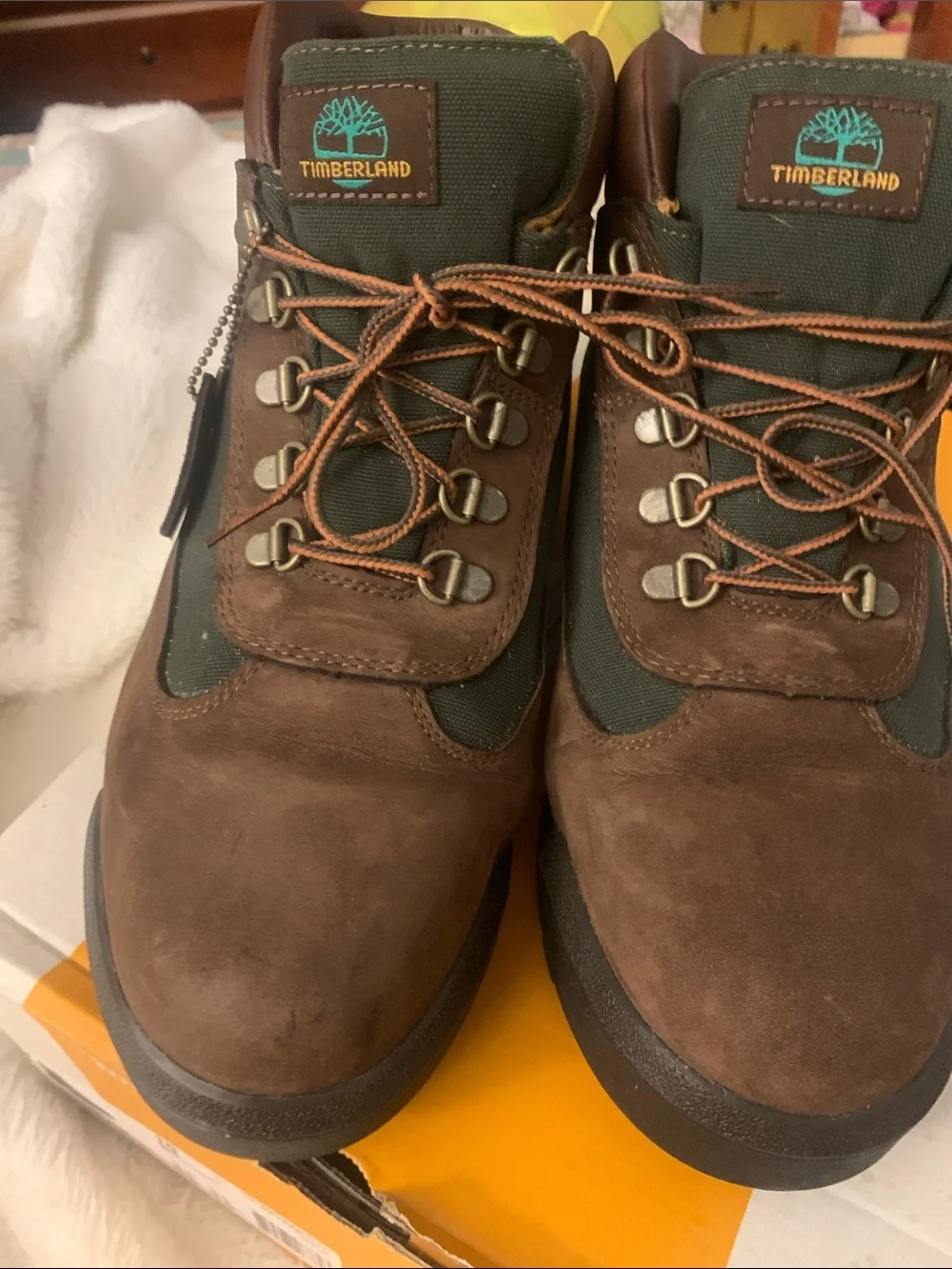 Men's Dark Brown Nubuck Field Boot - Size 10